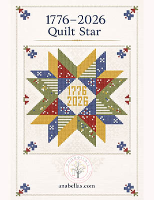 1776-2026 Quilt Star - Cross Stitch Chart