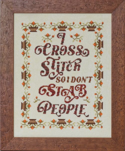 Why I StitchGP311 - Cross Stitch Chart