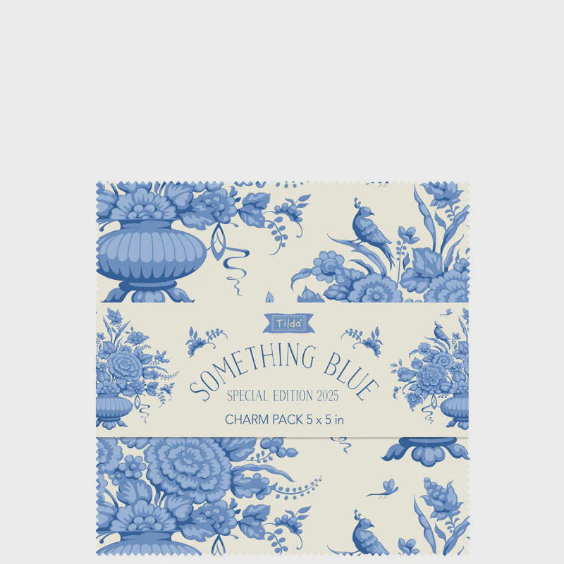 Tilda Something Blue Charm Pack 5 in squares