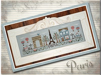 Afternoon in Paris - Cross Stitch Chart