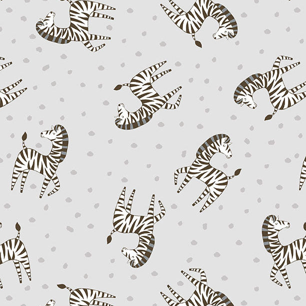 3073 42031 991 || Safari Snuggles || Zebra Toss Gray