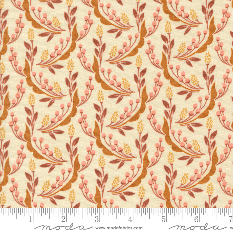 Acorn Hollow Ecru Harvest Yardage by Basic Grey for Moda Fabrics