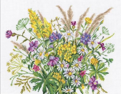 Wild Flowers - Counted Cross Stitch Kit