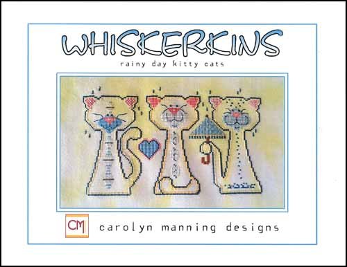 Whiskerkins Rainy Day Kitties - Cross Stitch Chart