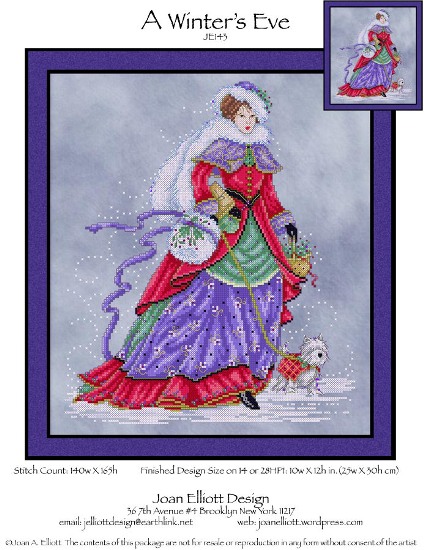 A Winter's Eve JE143 - Cross Stitch Chart