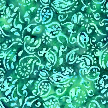 3240Q-X PURPLE HAZE BANDANA EMERALD BATIK