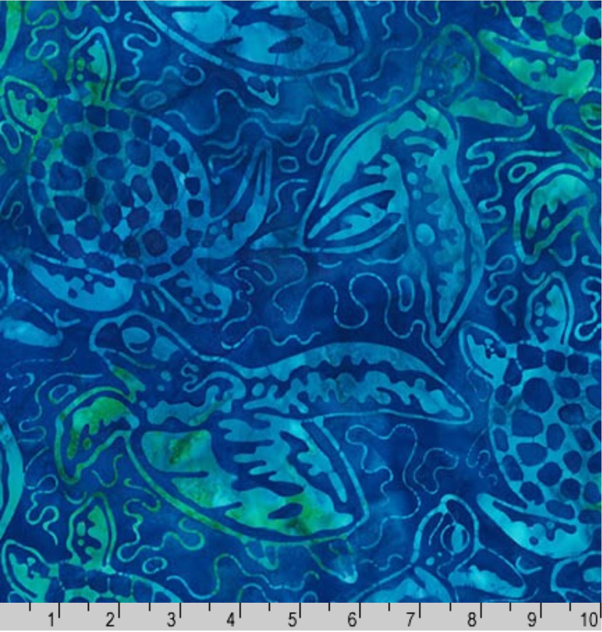 Totally Tropical Batik 16124 257 Blue Turtles Kaufamn