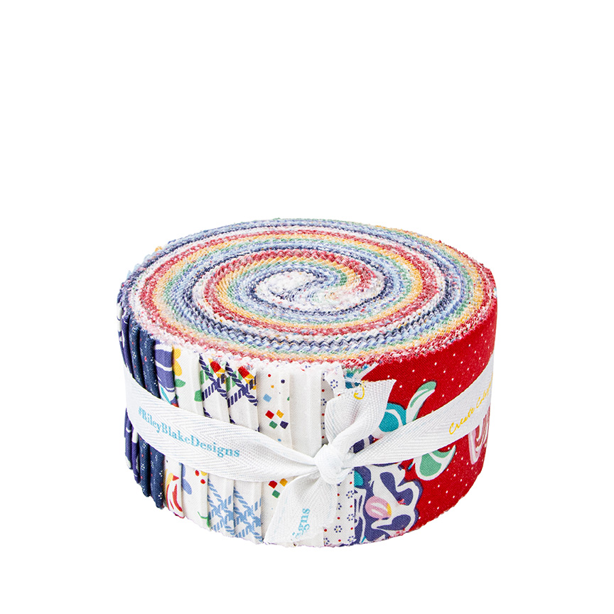 Always in Season Rolie Polie 40 Strips Riley Blake American Jane