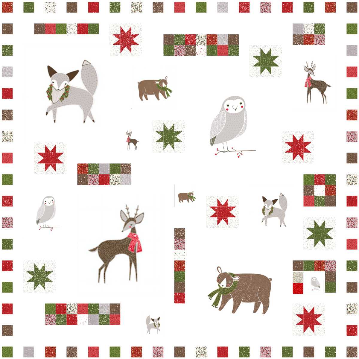Woodland Wonder MERRIMENT Quilt Pattern