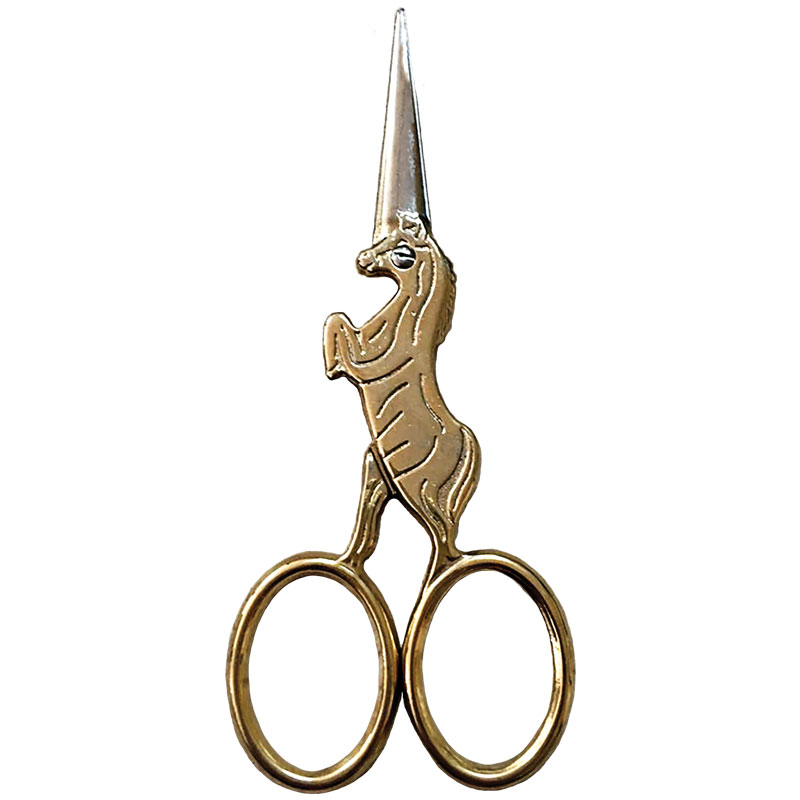 Gold Unicorn Embroidery Scissors
