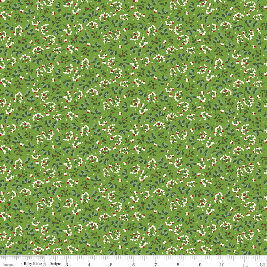 Yuletide Forest 13543 Green Riley