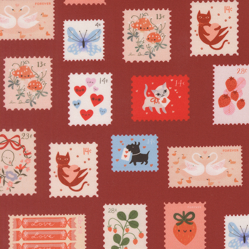 Funny Valentine Stamps Rose