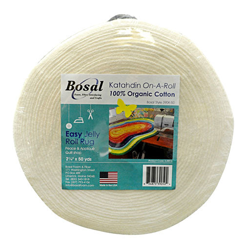 Katahdin Organic Cotton Batting - 2 1/4 Inch X 50yd
