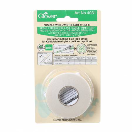 Clover Fusible Web 5mm & 10mm for Bias Tape Makers