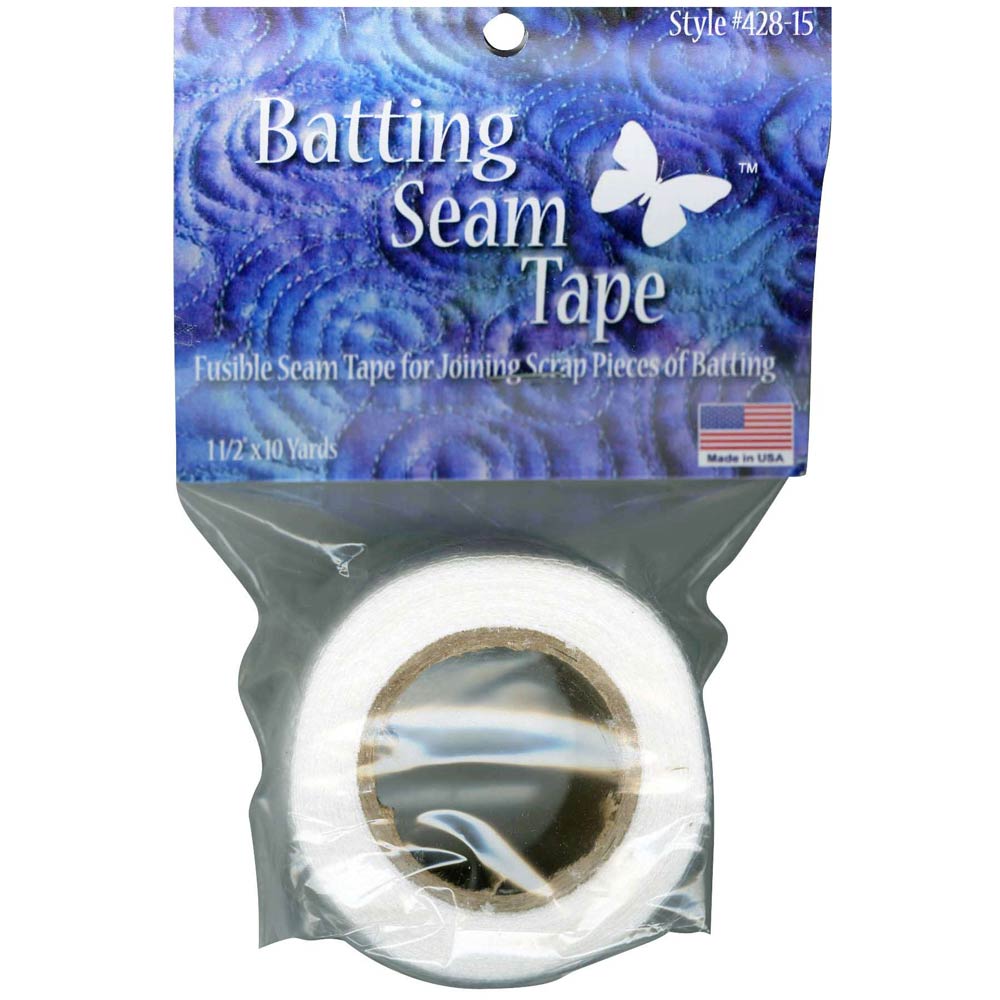 Batting Seam Tape 1-1/2 in x 10Yd white