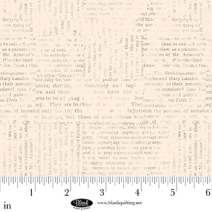 Sugar Dreams: NEWSPAPER PRINT PARCHMENT Fabric (1/2 yd)