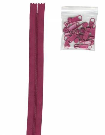 4 Yards - Zipper by the Yard - Wild Plum