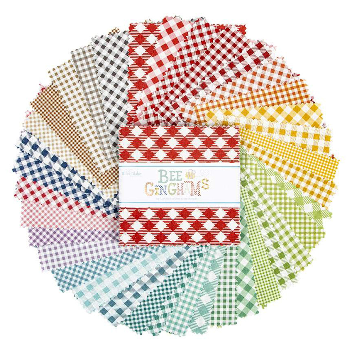 5" Stacker--Bee Ginghams by Lori Holt of Bee in My Bonnet for Riley Blake Designs