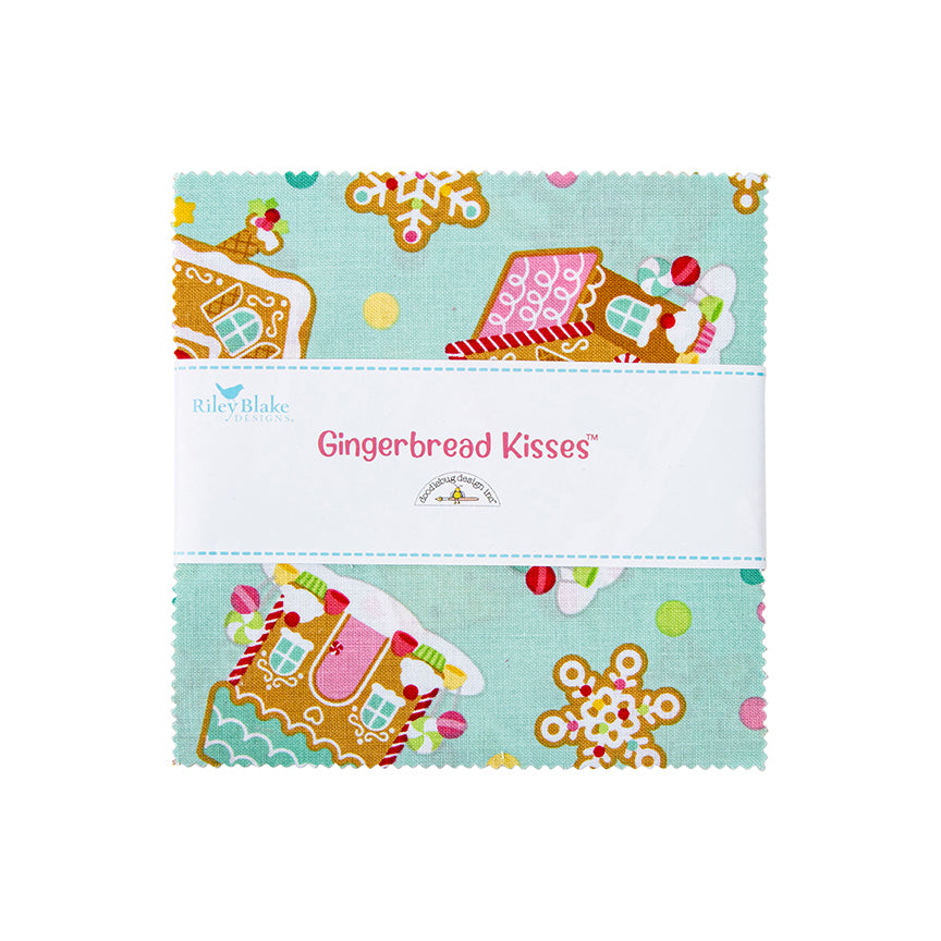 GINGERBREAD KISSES 5-Inch Stacker Precuts