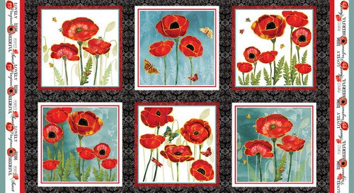 Poppy Days Block Panel
