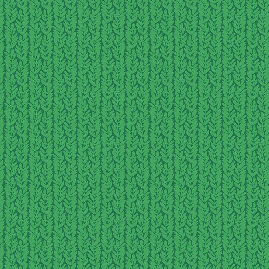 Foliage Clover quilting cotton fabric by Sally Kelly