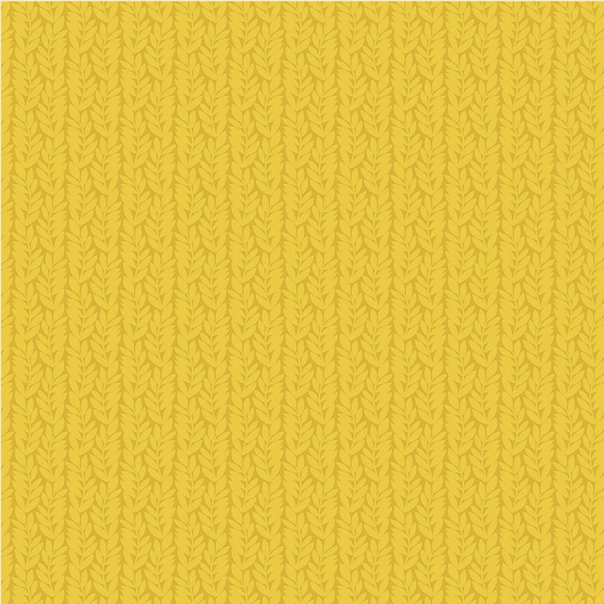 Foliage Sunshine quilting cotton fabric by Sally Kelly