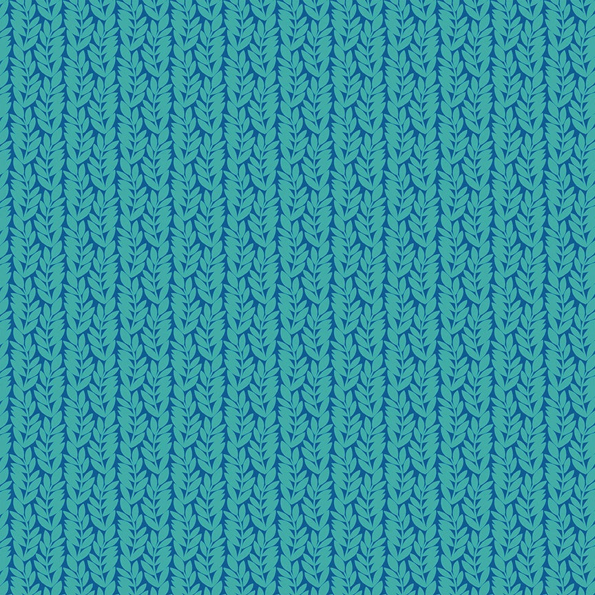 Foliage Sky quilting cotton fabric by Sally Kelly