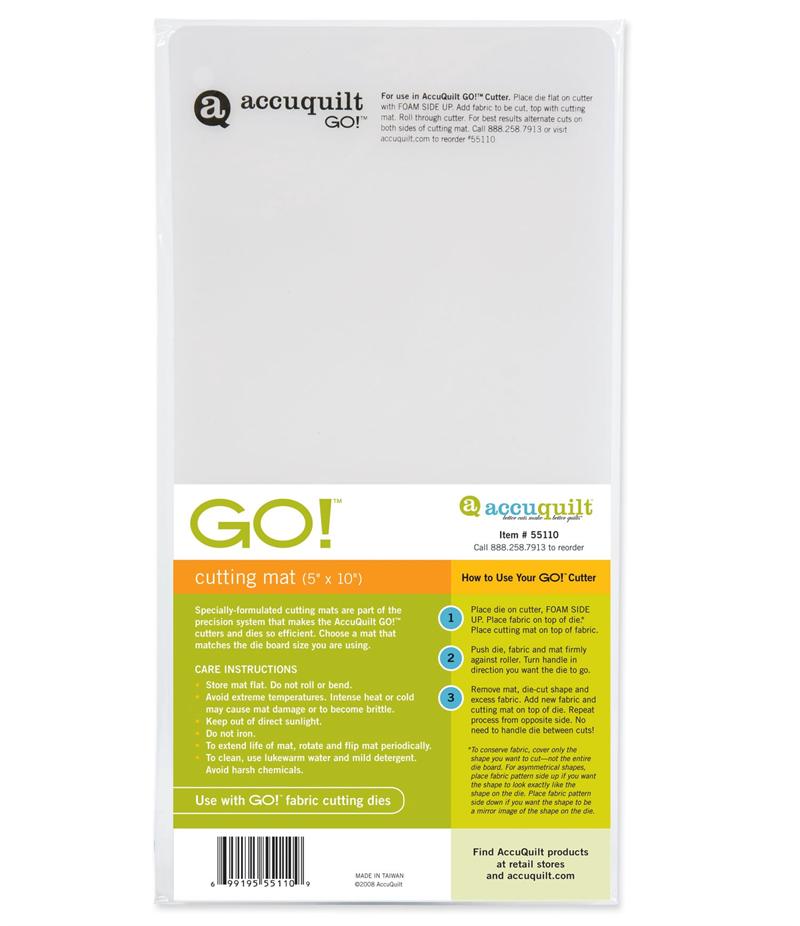 AccuQuilt GO! Fabric Cutting Mat 5x10" 55110