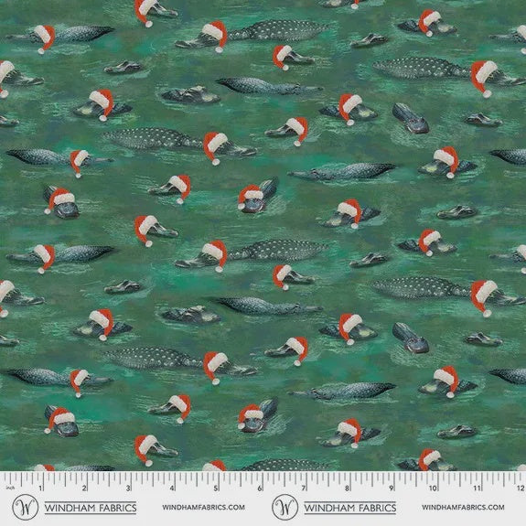 Florida Shop Hop 2026 Holiday Gator Everglade fabric