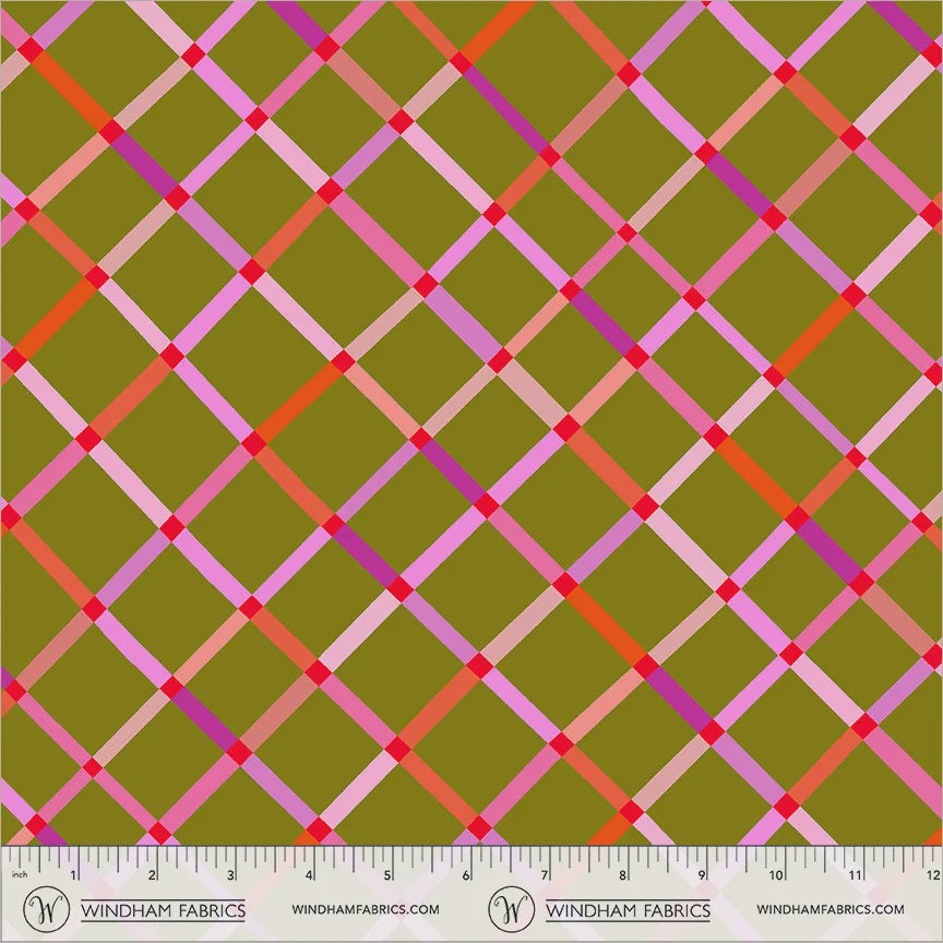 Happy Place Crossing Martini Cotton fabric