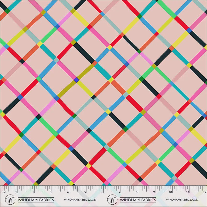Happy Place Crossing Blush Cotton fabric