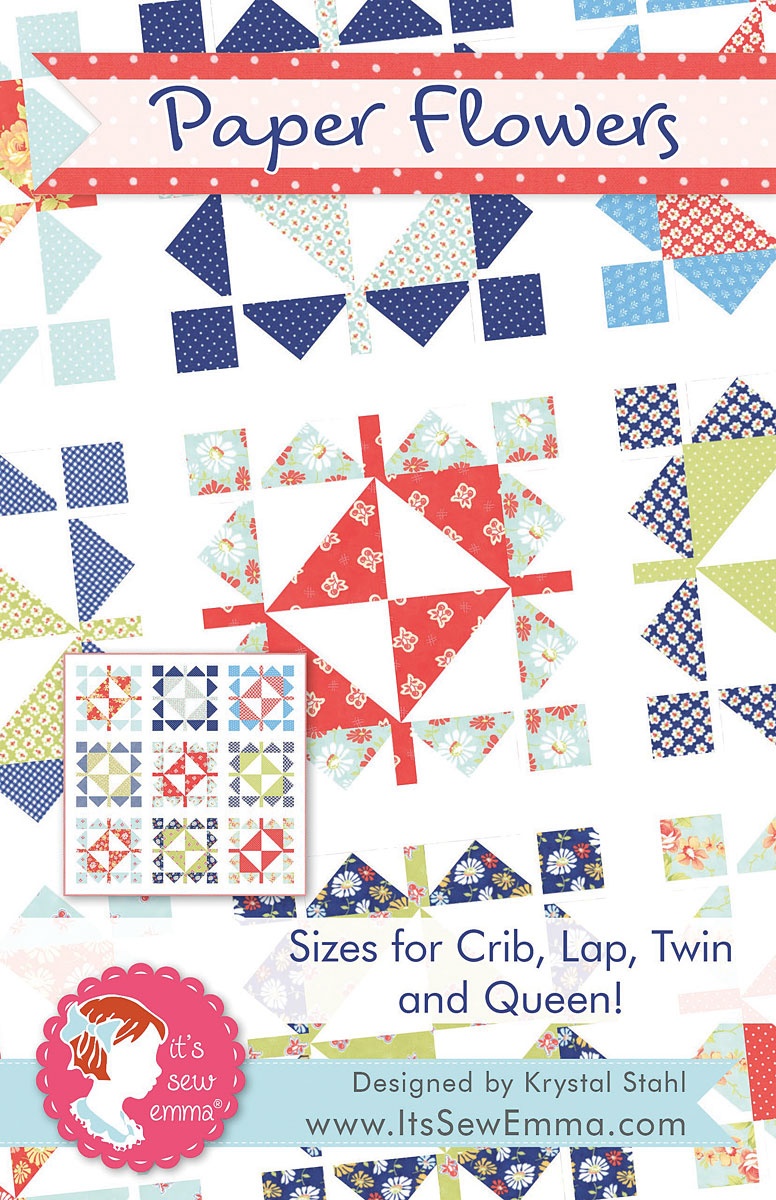 Paper Flowers Patternby It's Sew Emma