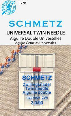 Schmetz Twin Machine Needle Size 3.0mm/90 1ct