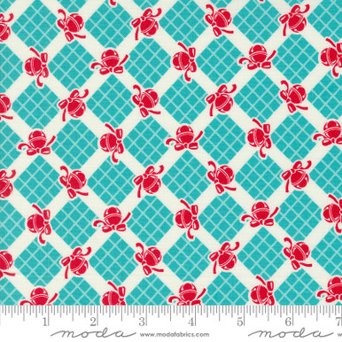 Kitty Christmas Bells Checks Plaids Frost