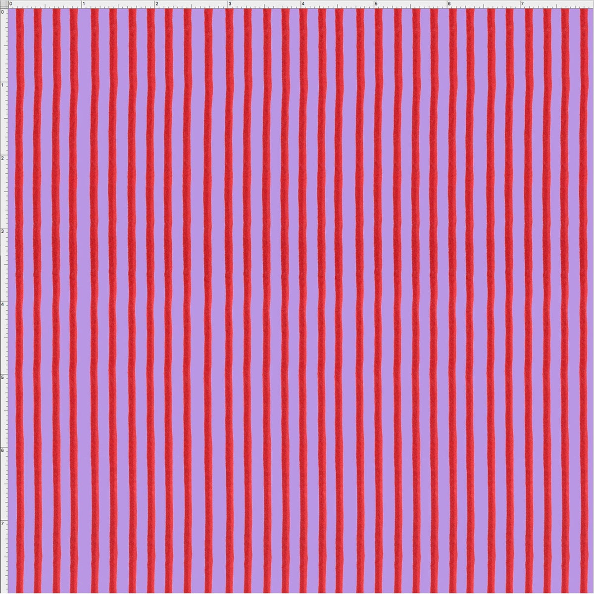 Party Stripe - per yard - Loralie Harris Designs - Stripes - Purple/Red - 692-305