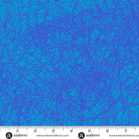 Sun Print Textures: LAKE ENTROPY Fabric (1/2 yd)