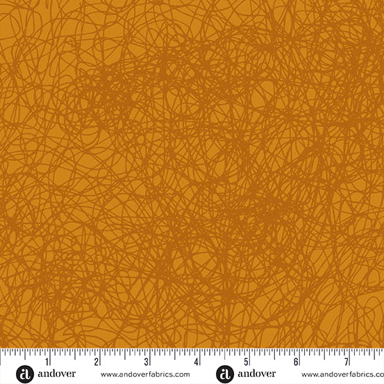 Sun Print Textures: AMBER ENTROPY Fabric (1/2 yd)