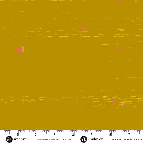 Sun Print Textures: GOLD CANVAS Fabric (1/2 yd)