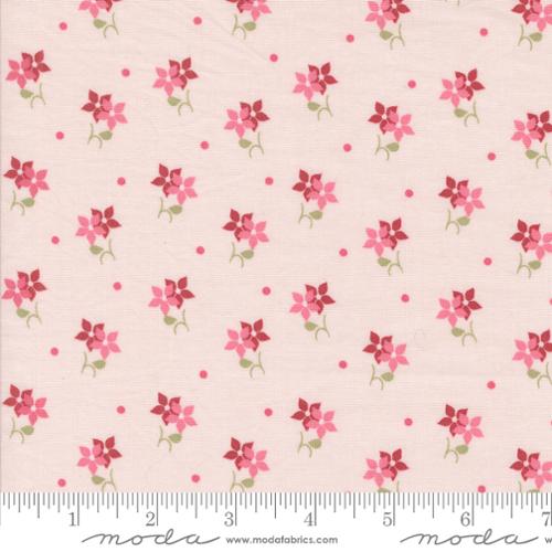 A Very Sweet Christmas - Blush Floral & Dots 503063-13 - Quilting Fabric
