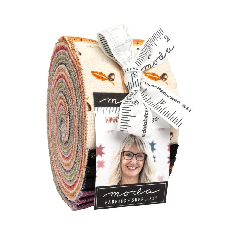 PUMPKIN SPICE GATHERINGS2.5-Inch Strip Jelly Roll Precuts