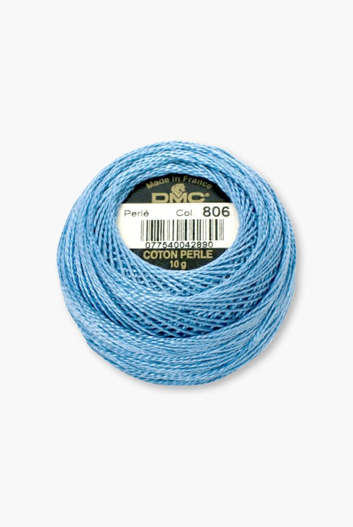 DMC Perlé No. 8 – Colore 806 – 100% Cotone – Gomitolo da 10 g
