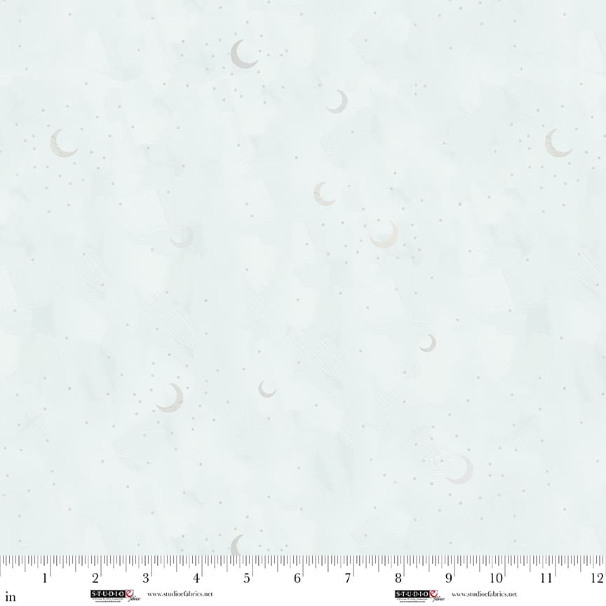 Sweet Child Of Mine: ICE PALE MOON Fabric by Cathy Walters (1/2 yd)