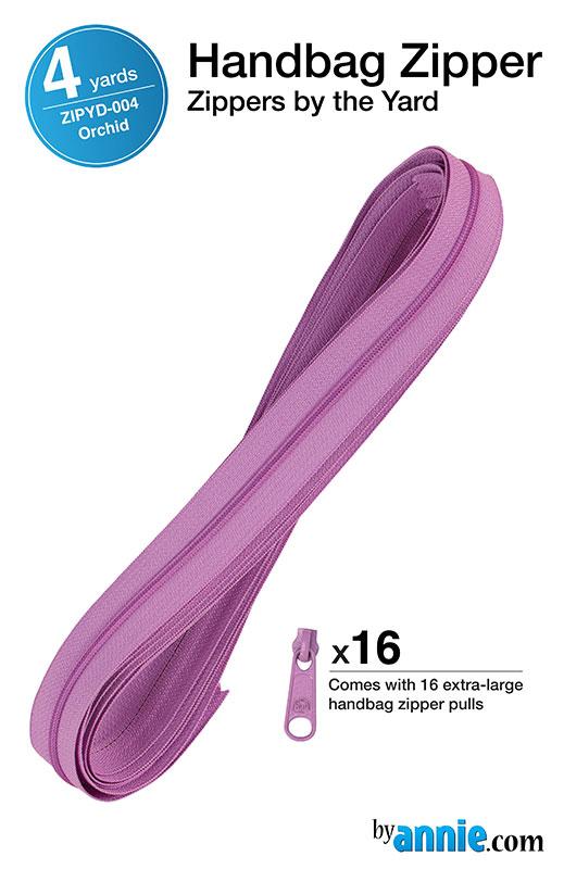 Zipper 4yds with Pulls - Orchid • By Annie