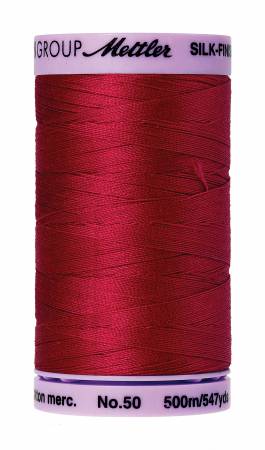 Silk-Finish 50wt Cotton 500M - Country Red