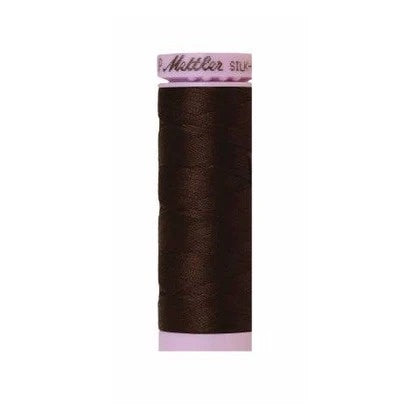 Mettler Silk Finished Cotton Thread 50wt Black Peppercorn 1382 (147yds)