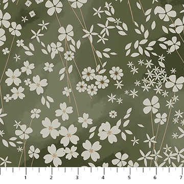 Tranquility - Green 91139-75 - Quilting Fabric