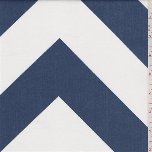 Zippy Teal Blue/White Poplin Fabric