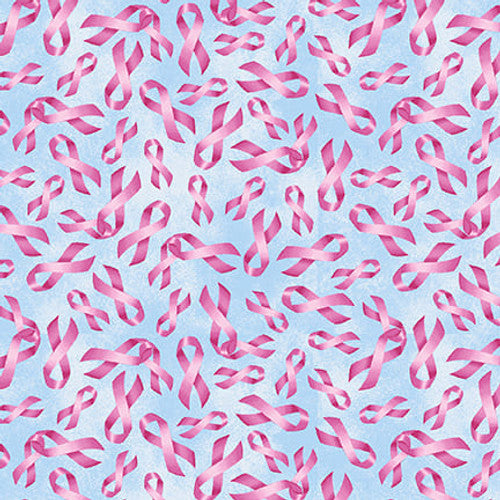A Pink Celebration Ribbon Toss Light Blue Lilac Bee Designs Studio E Cotton Fabric SE-7311-11