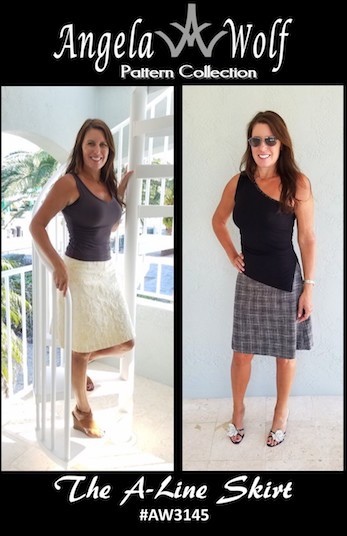 Angela Wolf Sewing Pattern #3145 - The Kate Skirt