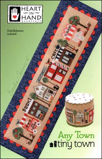 Any Town Tiny Town Cross Stitch Pattern by Heart In Hand Needleart